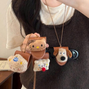 Túi da đeo cổ dễ thương